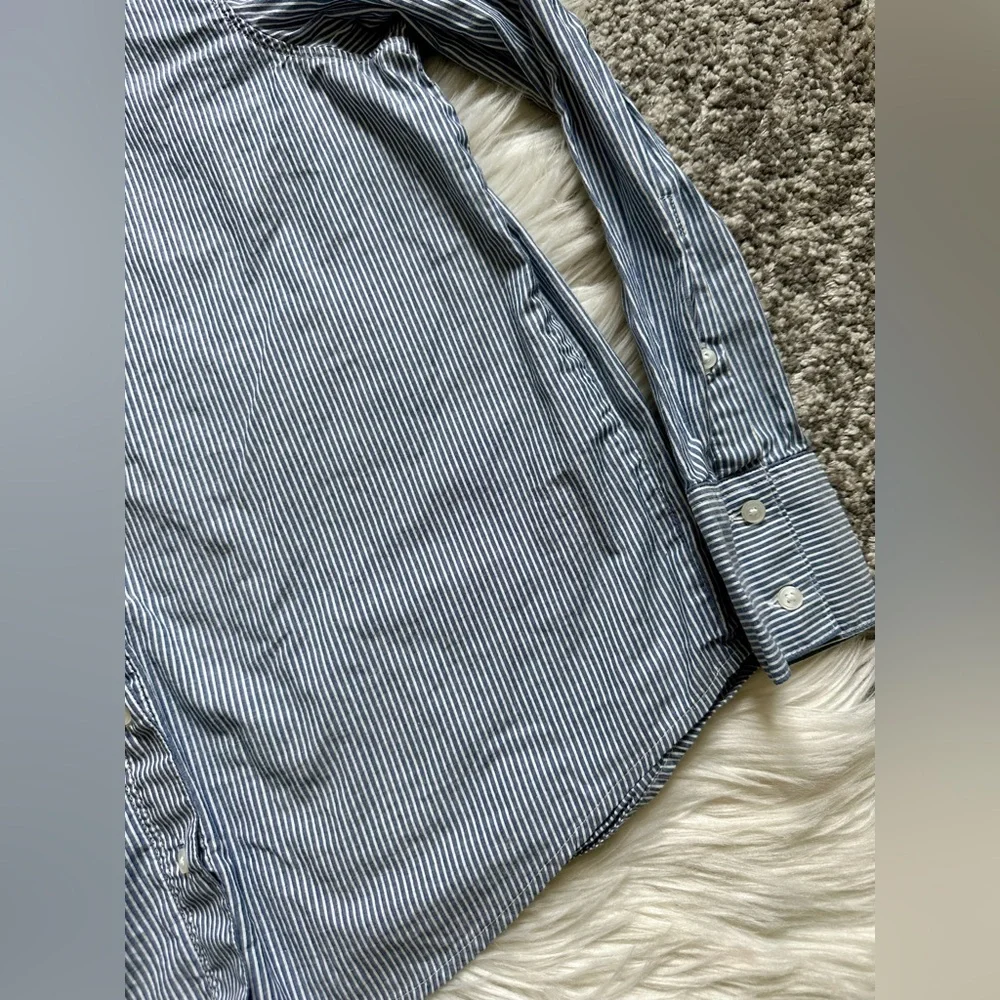 Banana Republic striped poplin shirt - Picture 6 of 7
